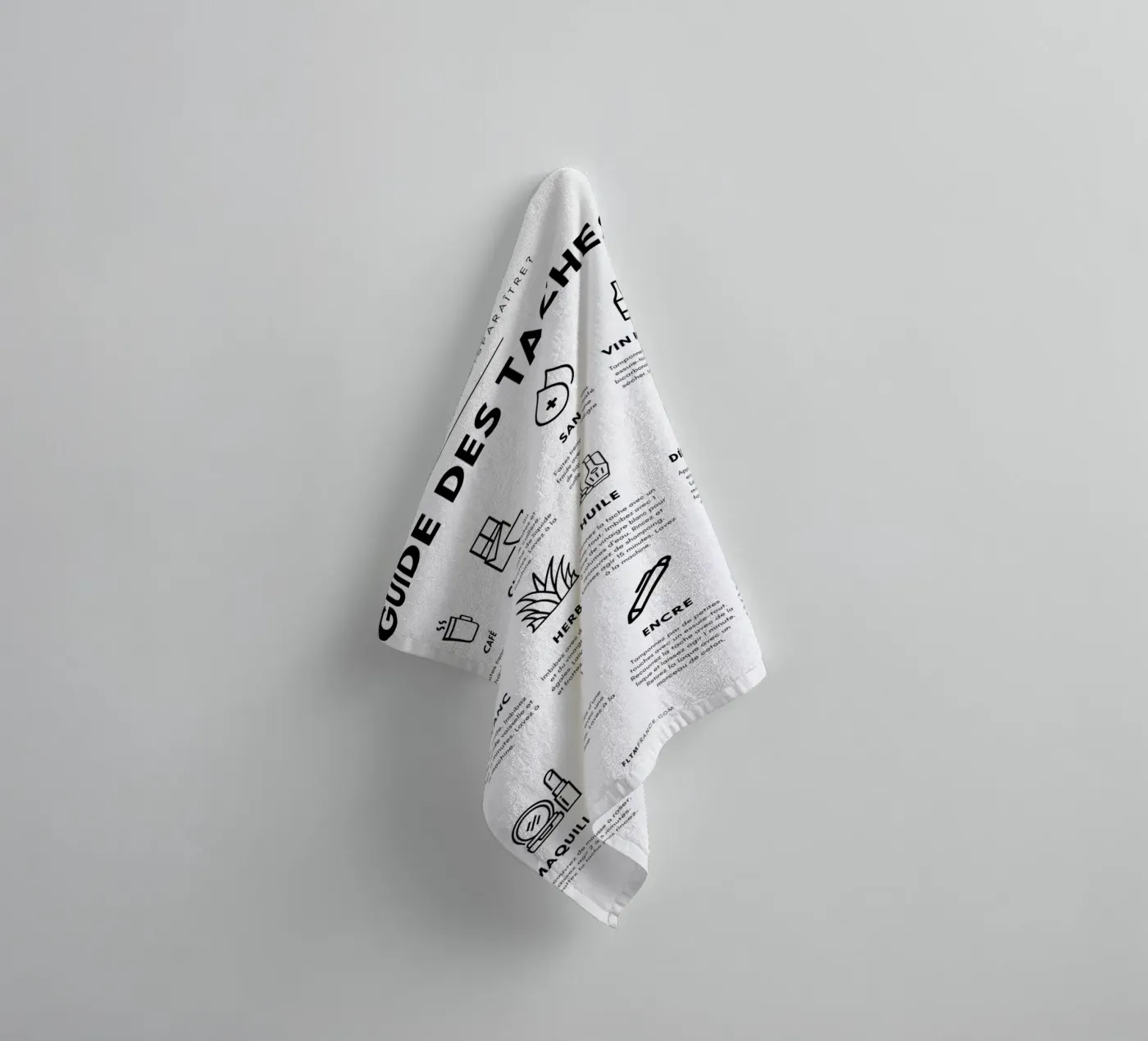 Task guide towel by fltmfrance