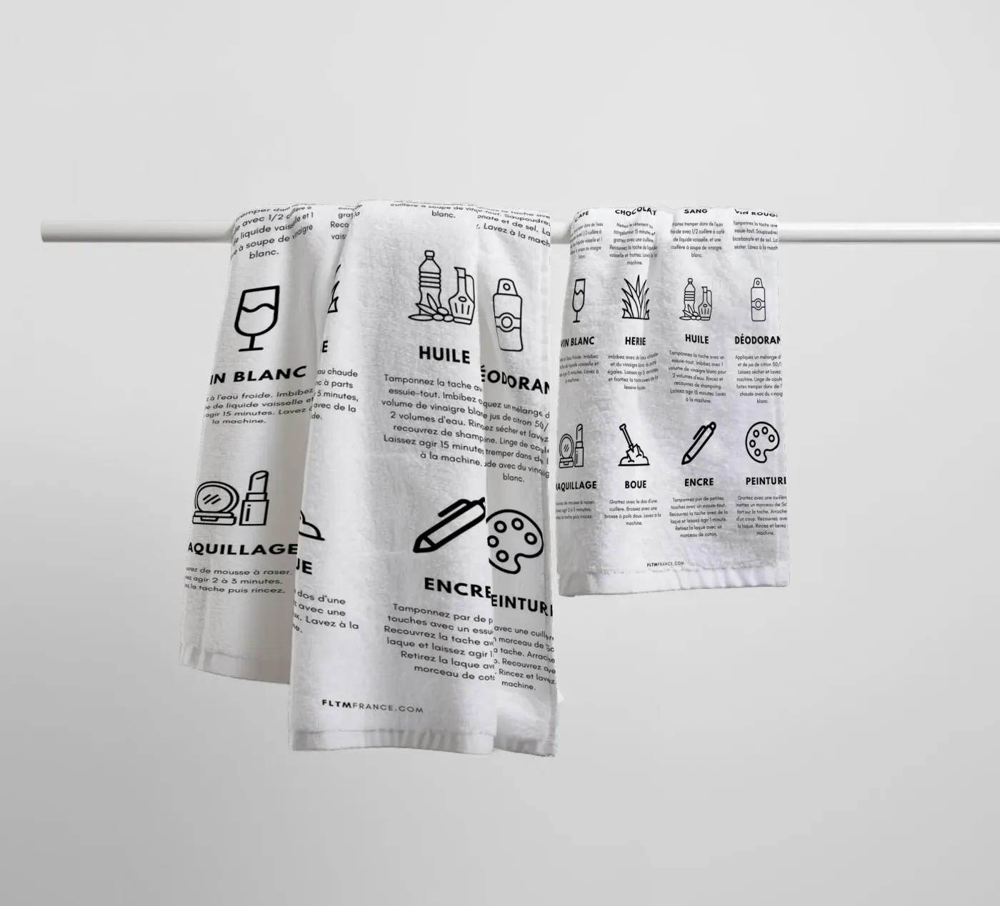 Task guide towel by fltmfrance