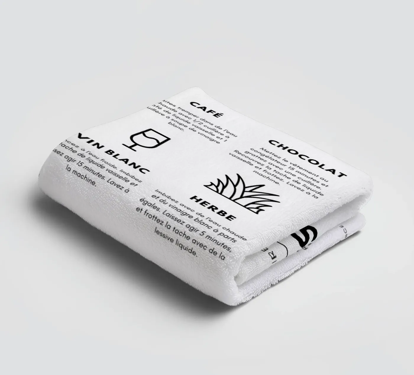 Task guide towel by fltmfrance