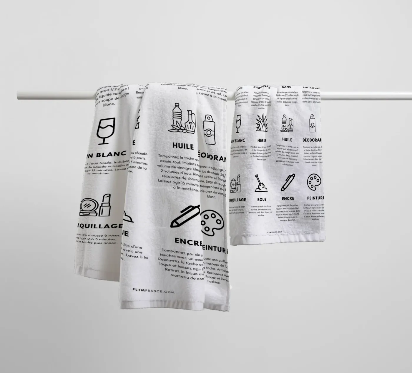 Task guide towel by fltmfrance