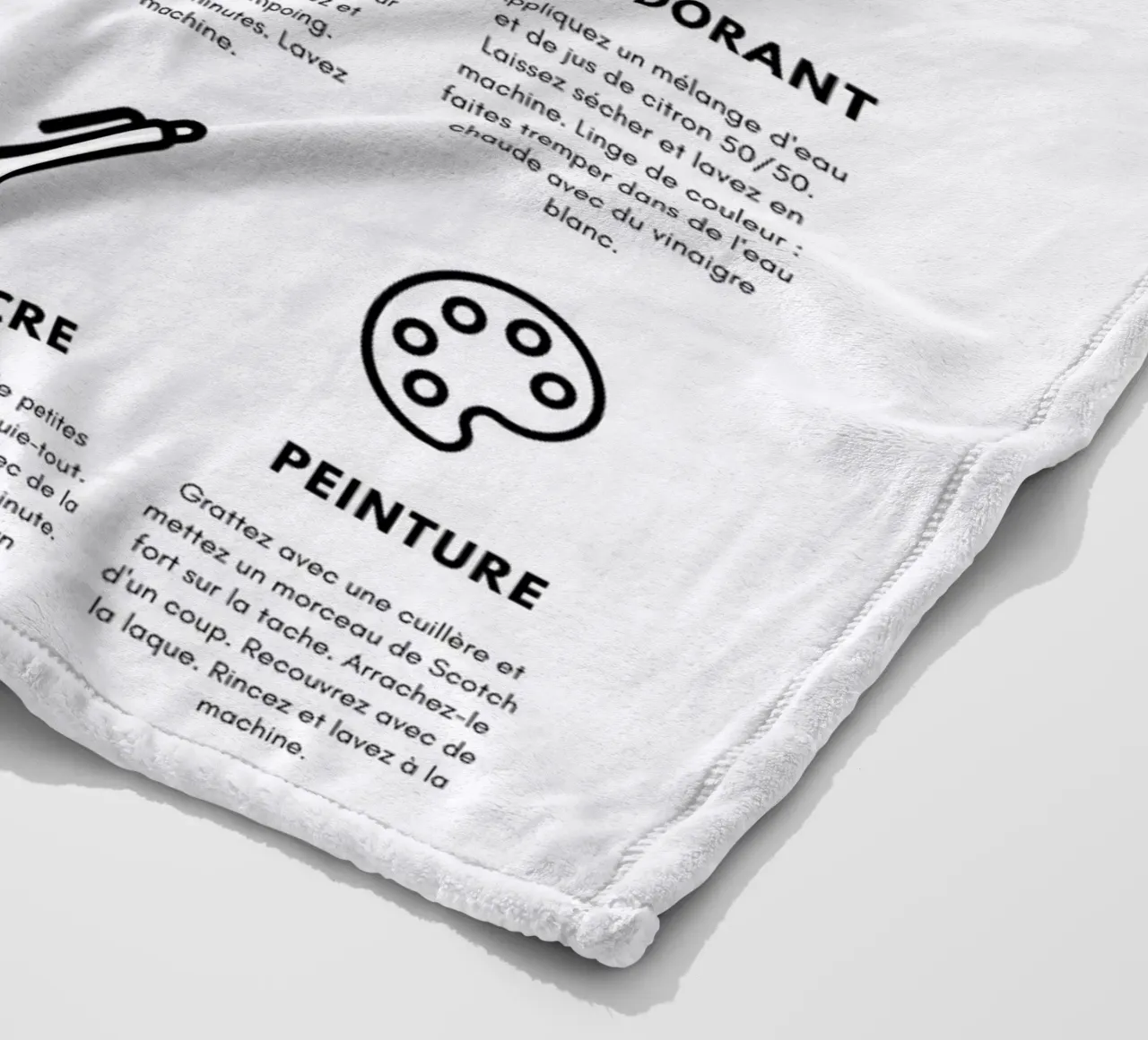 Task guide Fleecedecke von fltmfrance