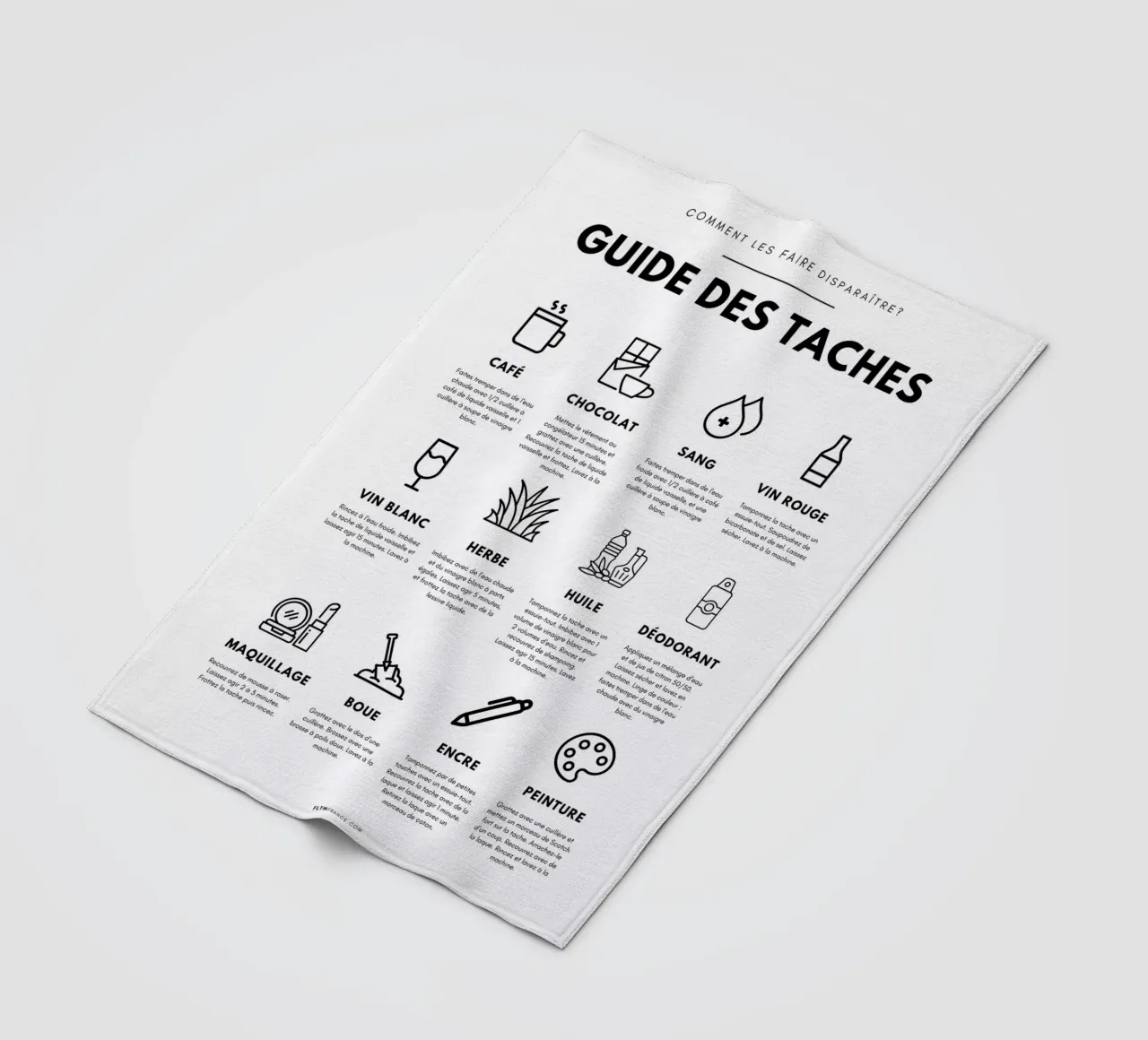 Task guide Fleecedecke von fltmfrance