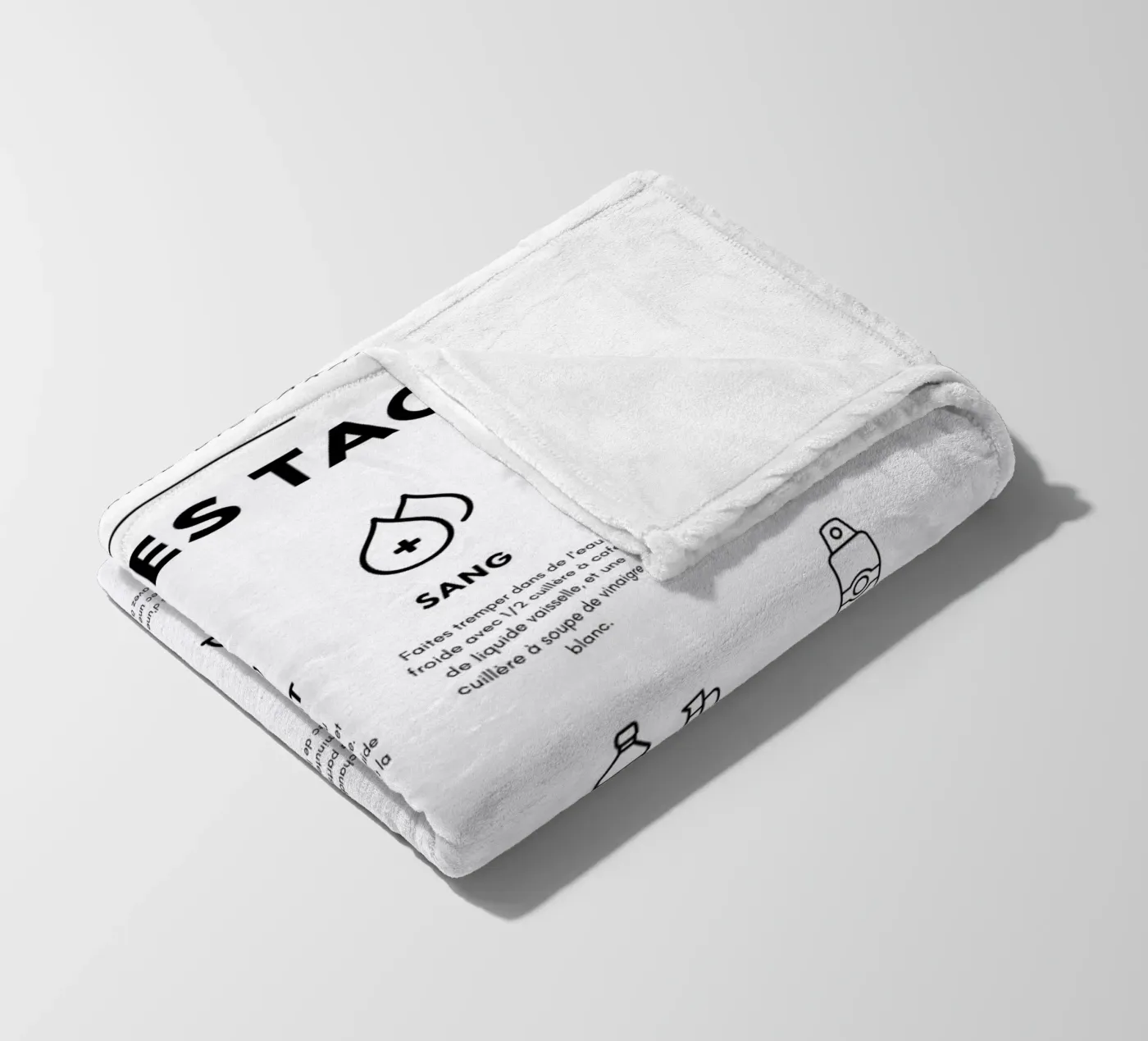 Guide des taches plaid polaire de fltmfrance