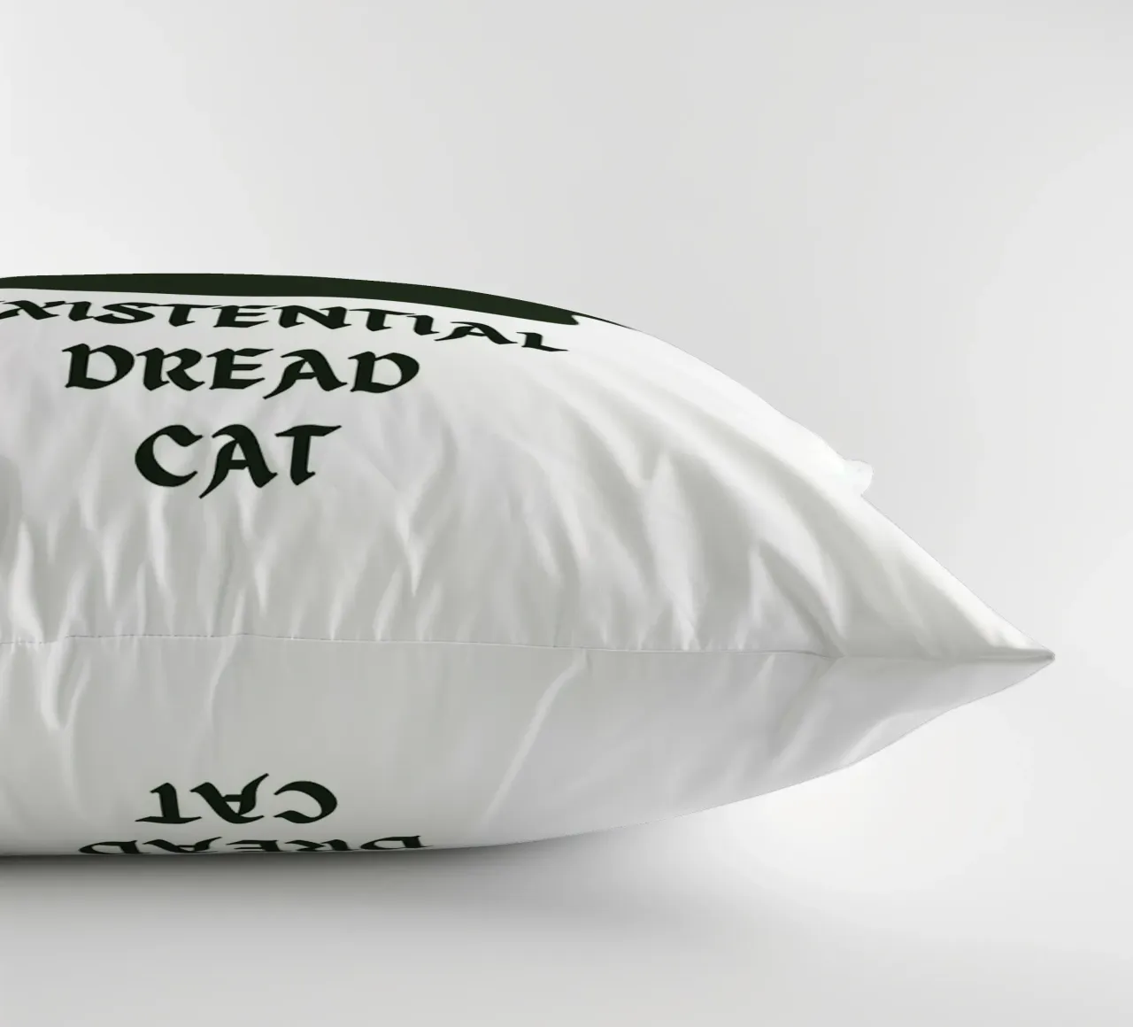 Existential Dread Cat cuscino da Melty Shirts