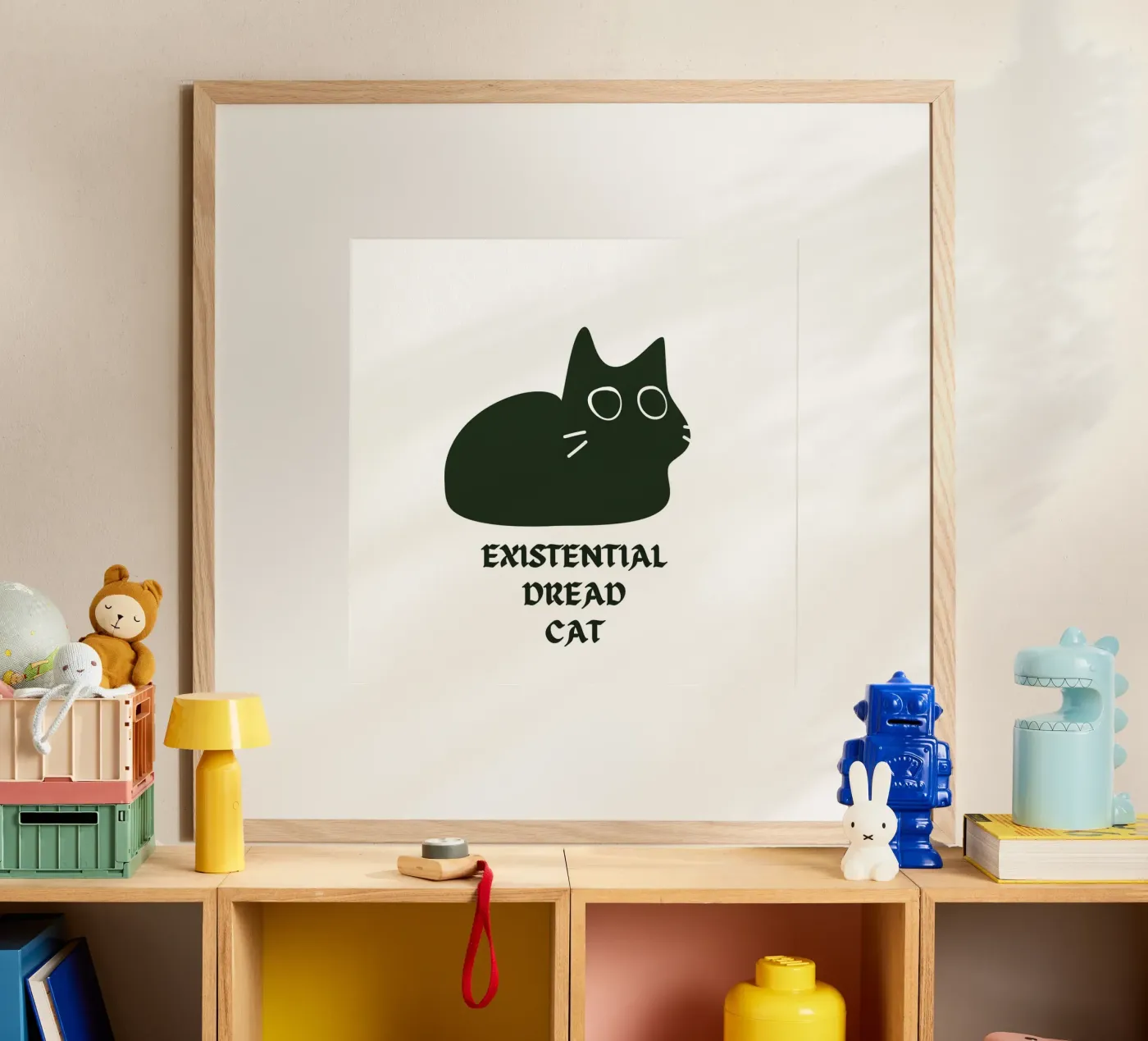 Existential Dread Cat poster de Melty Shirts