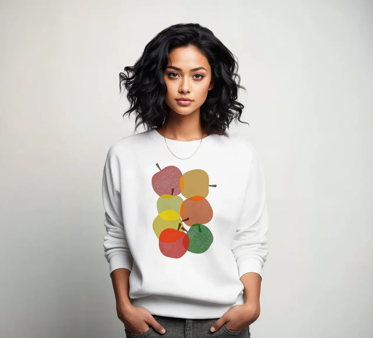 Vibrant apples felpa da TijanaArtStudio88