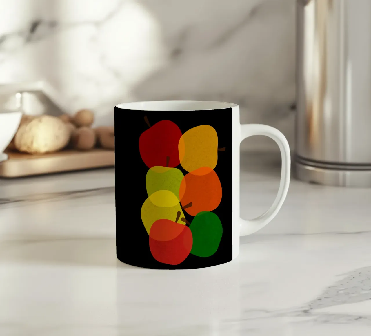 Vibrant apples tazza in ceramica da TijanaArtStudio88