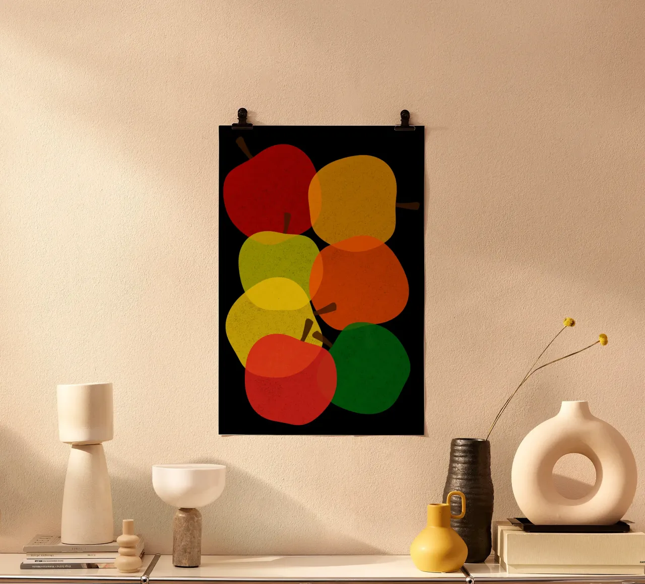 Vibrant apples poster da TijanaArtStudio88