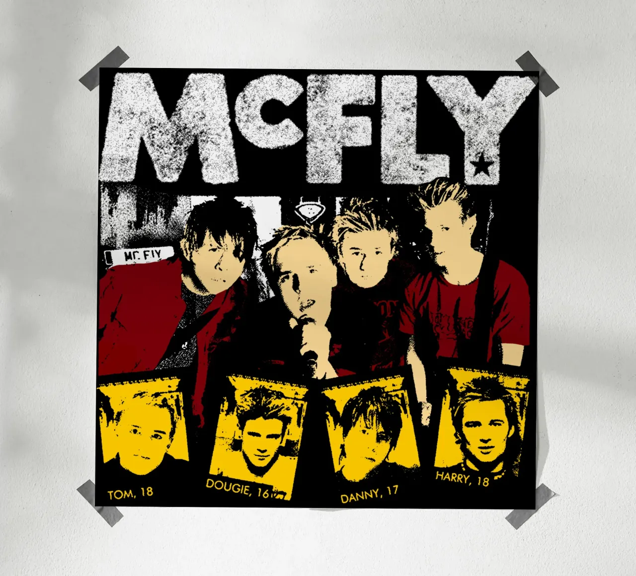 Maglietta classica Grunge Rock Band poster da igoshdesigns