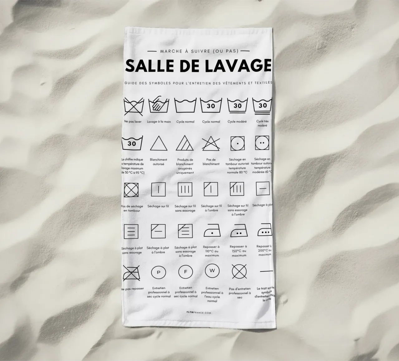 Lavanderia telo mare da fltmfrance