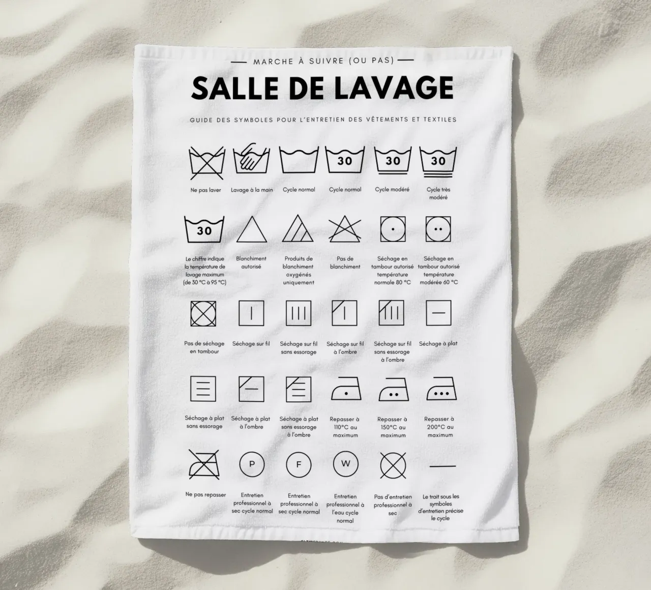 Lavanderia telo mare da fltmfrance