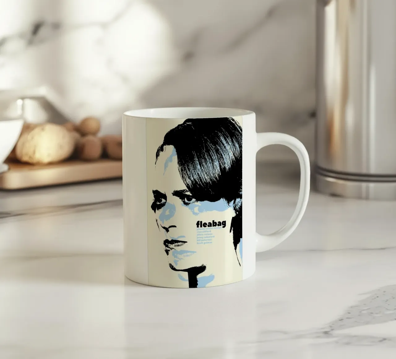 Face Of The Actor tazza in ceramica da JAMYETY