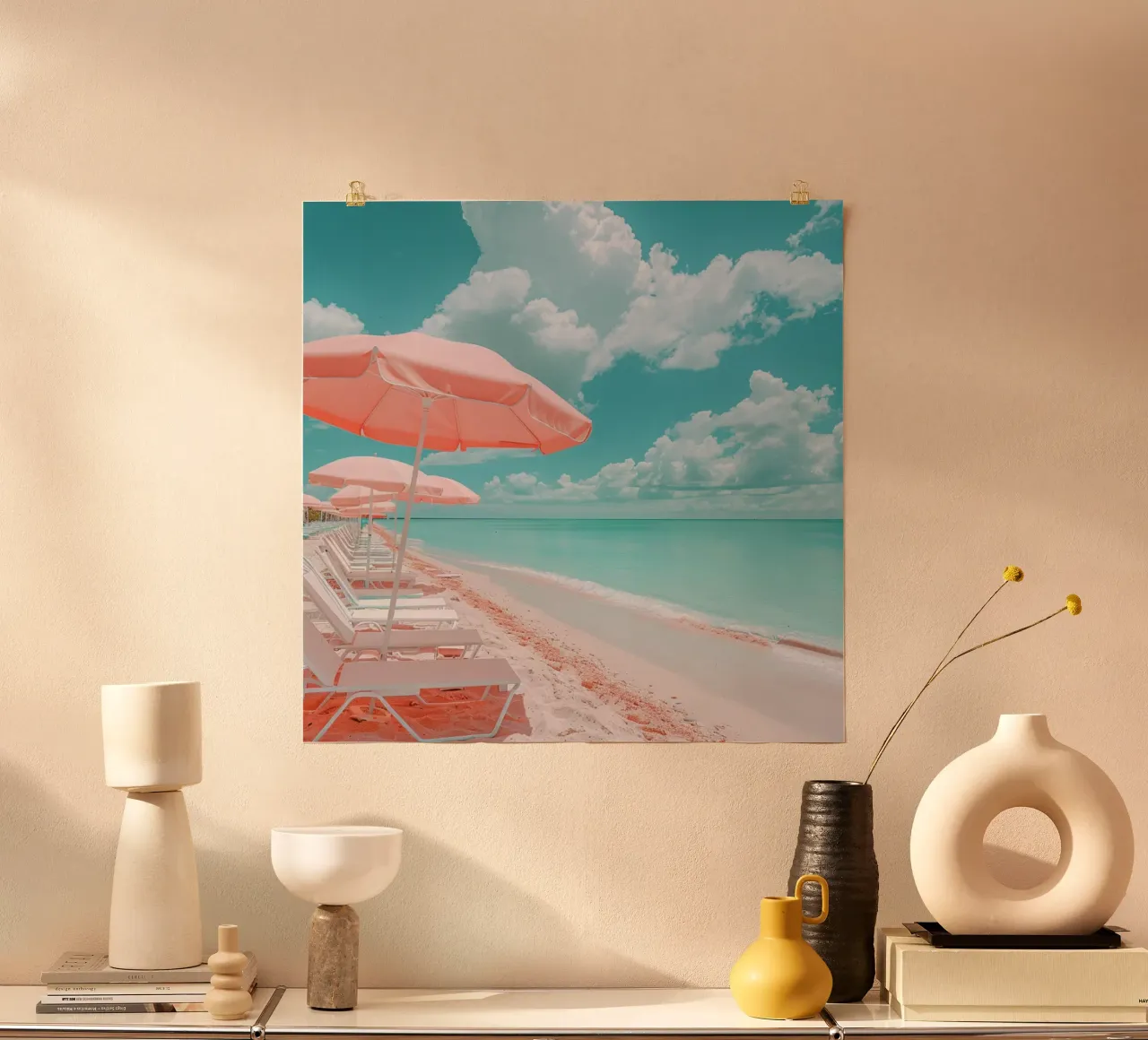 Fard e bolle di sapone poster con telaio in plastica da StillVibe Home