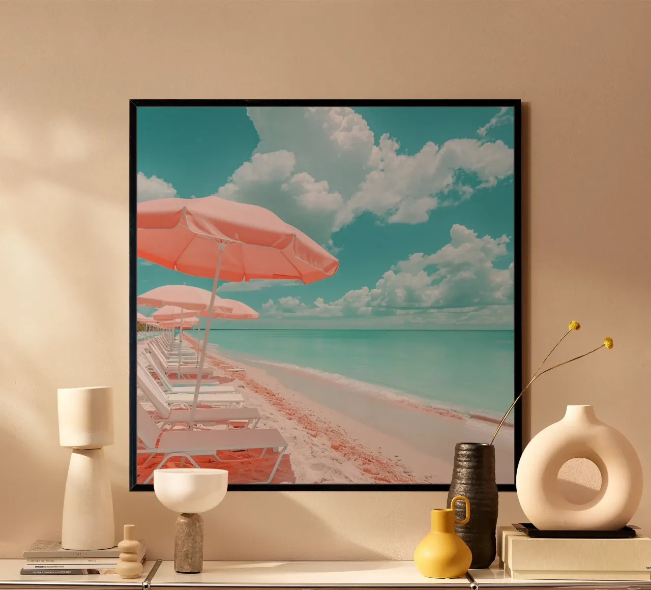 Fard e bolle di sapone poster con telaio in plastica da StillVibe Home