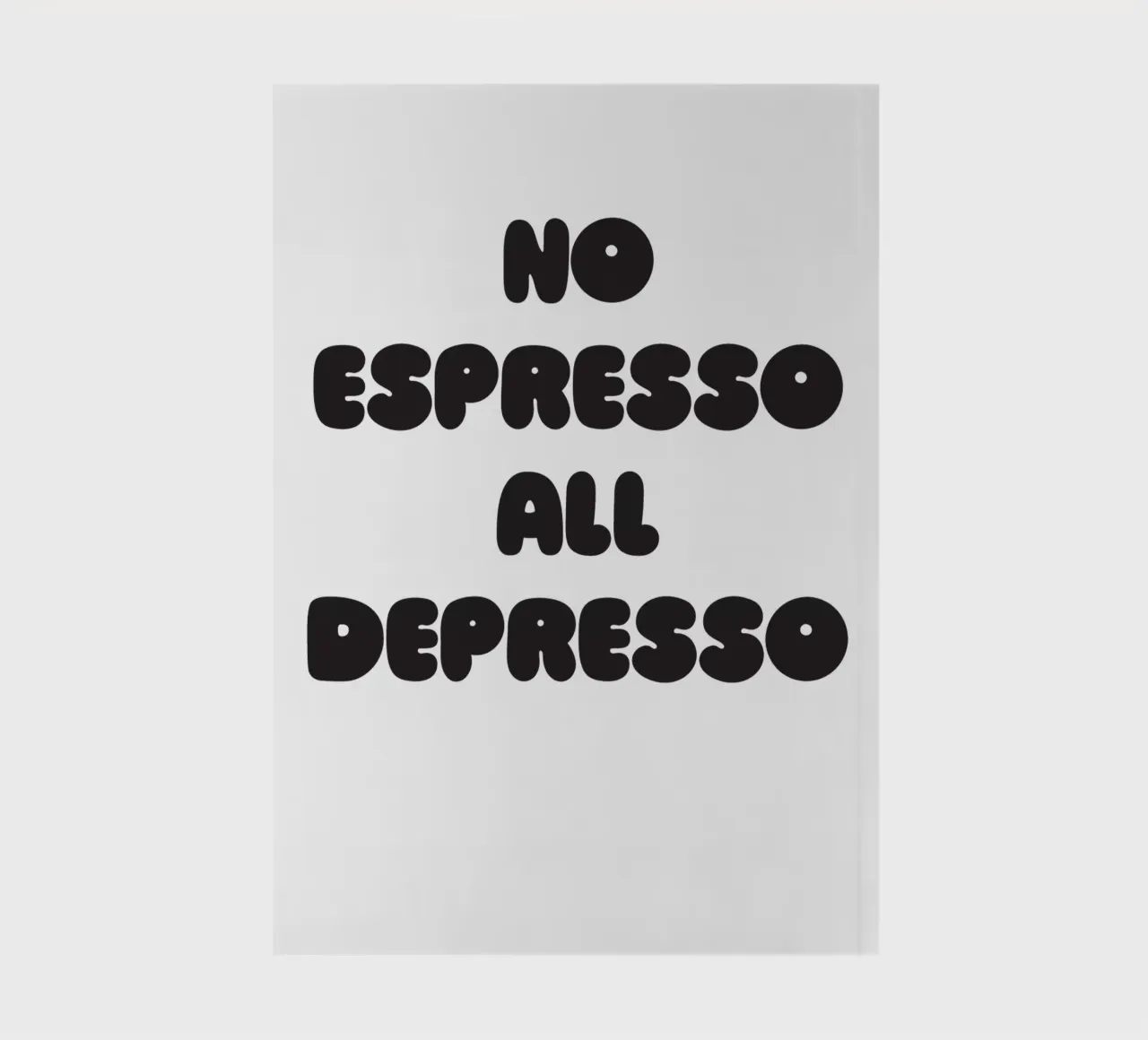 Depresso notebook by Verplanungsagentur
