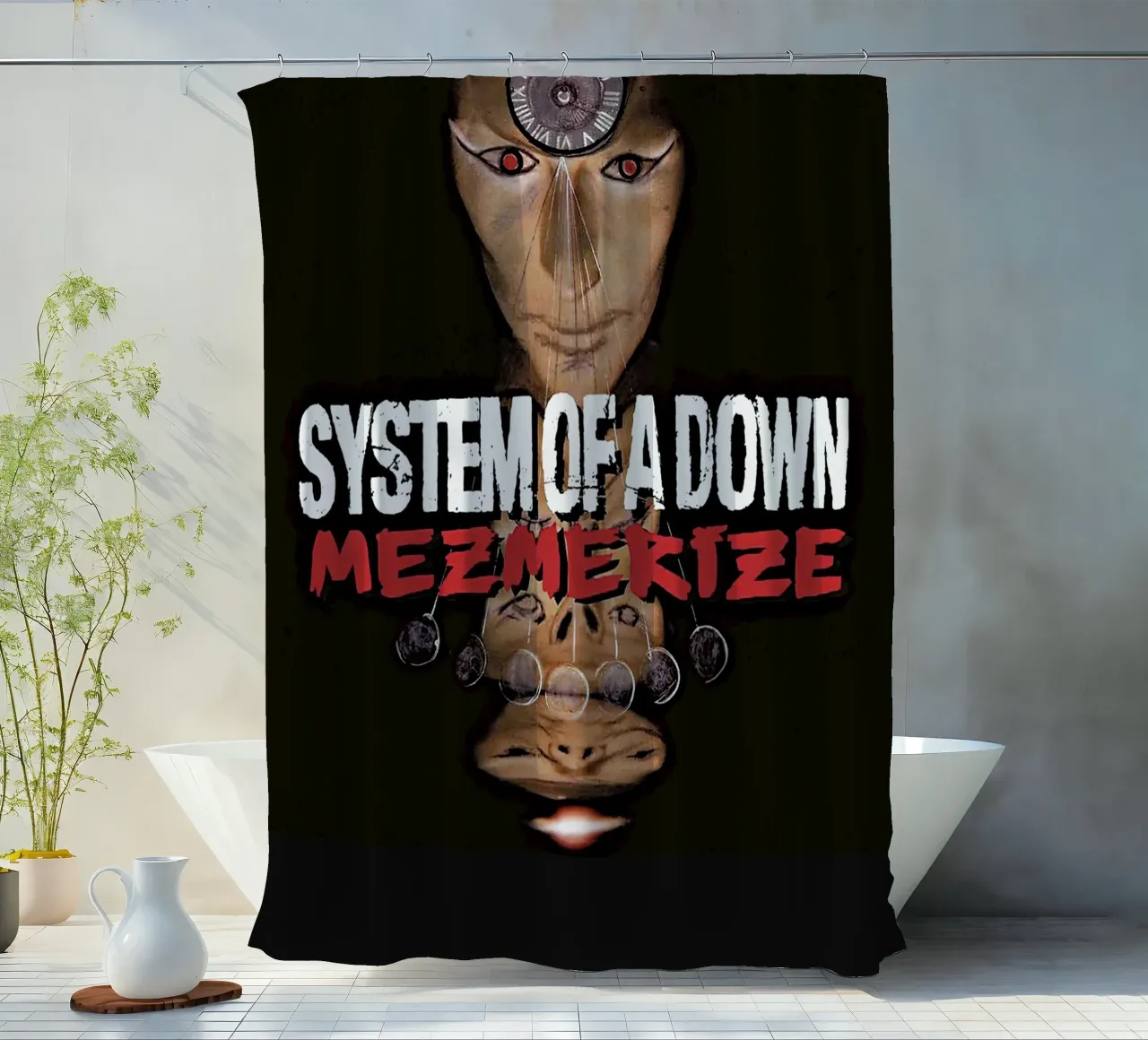 System of a Down tenda da doccia da shiners