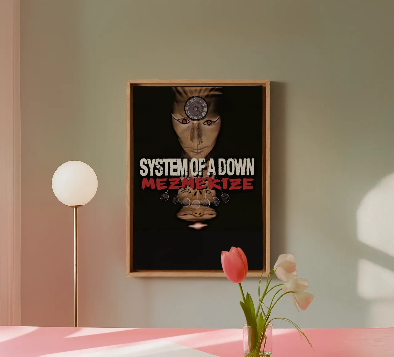 System of a Down tela con Cornice a cassetta da shiners