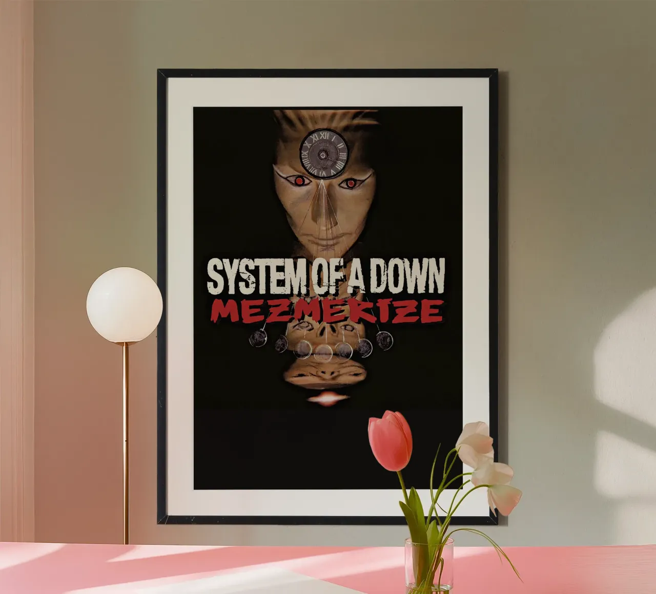 System of a Down poster con telaio in alluminio da discraft