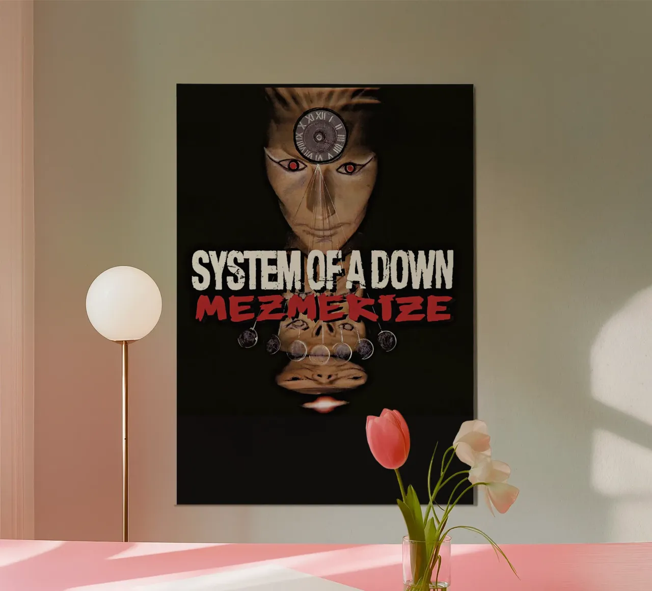 System of a Down poster con telaio in alluminio da discraft