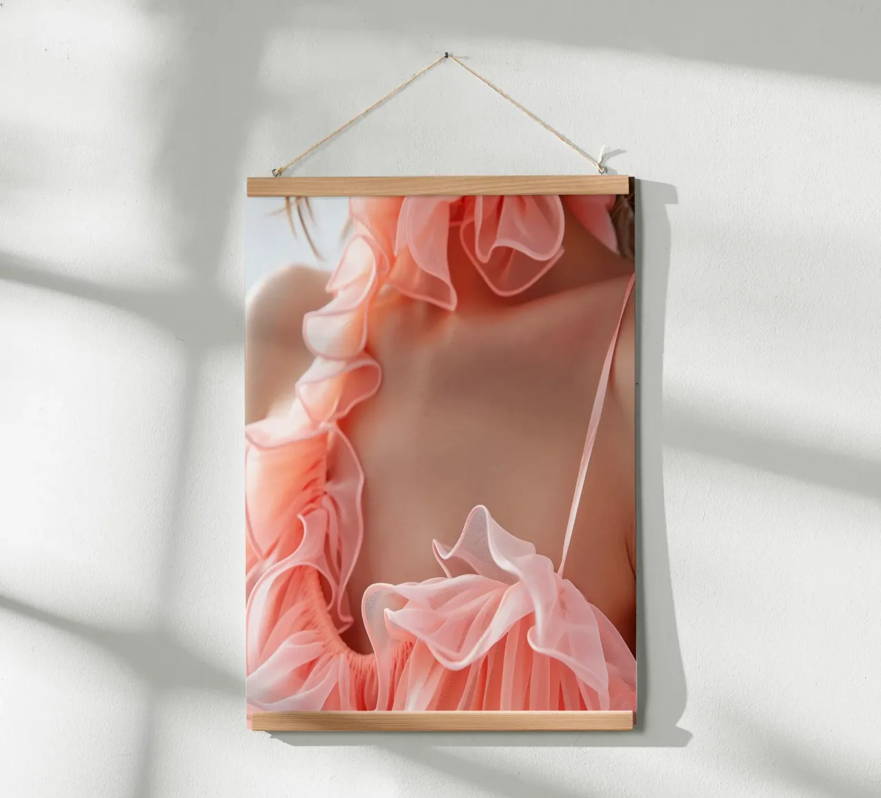 Fard e bolle di sapone poster con telaio in alluminio da StillVibe Home