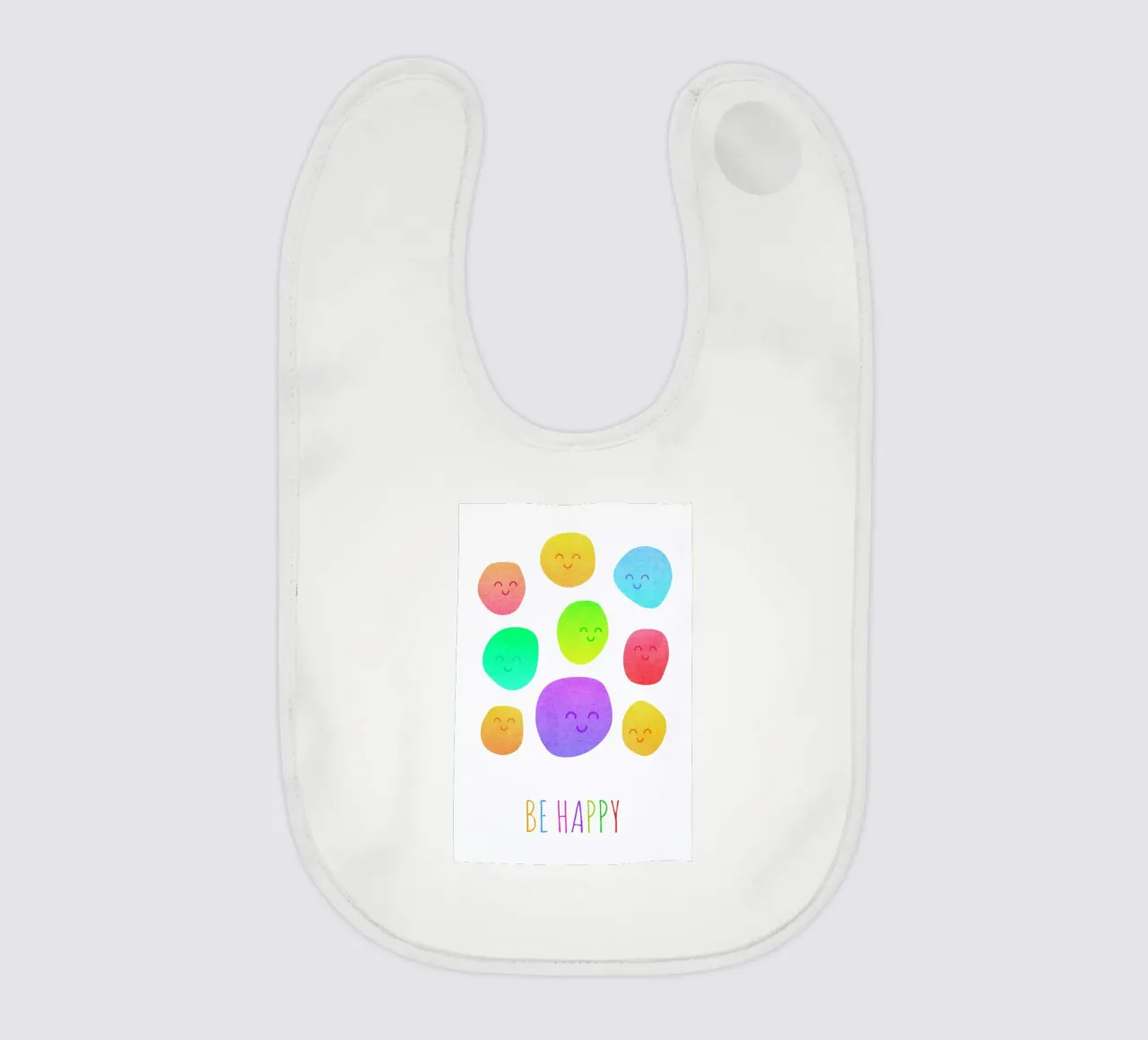 Be Happy bavaglino da Elisabeth Fredriksson