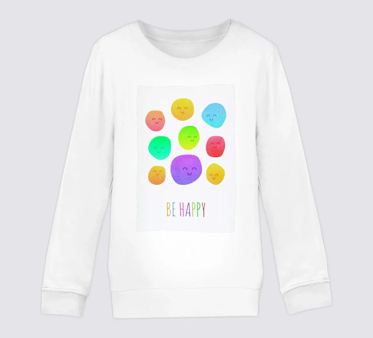 Be Happy felpa bambino da Elisabeth Fredriksson