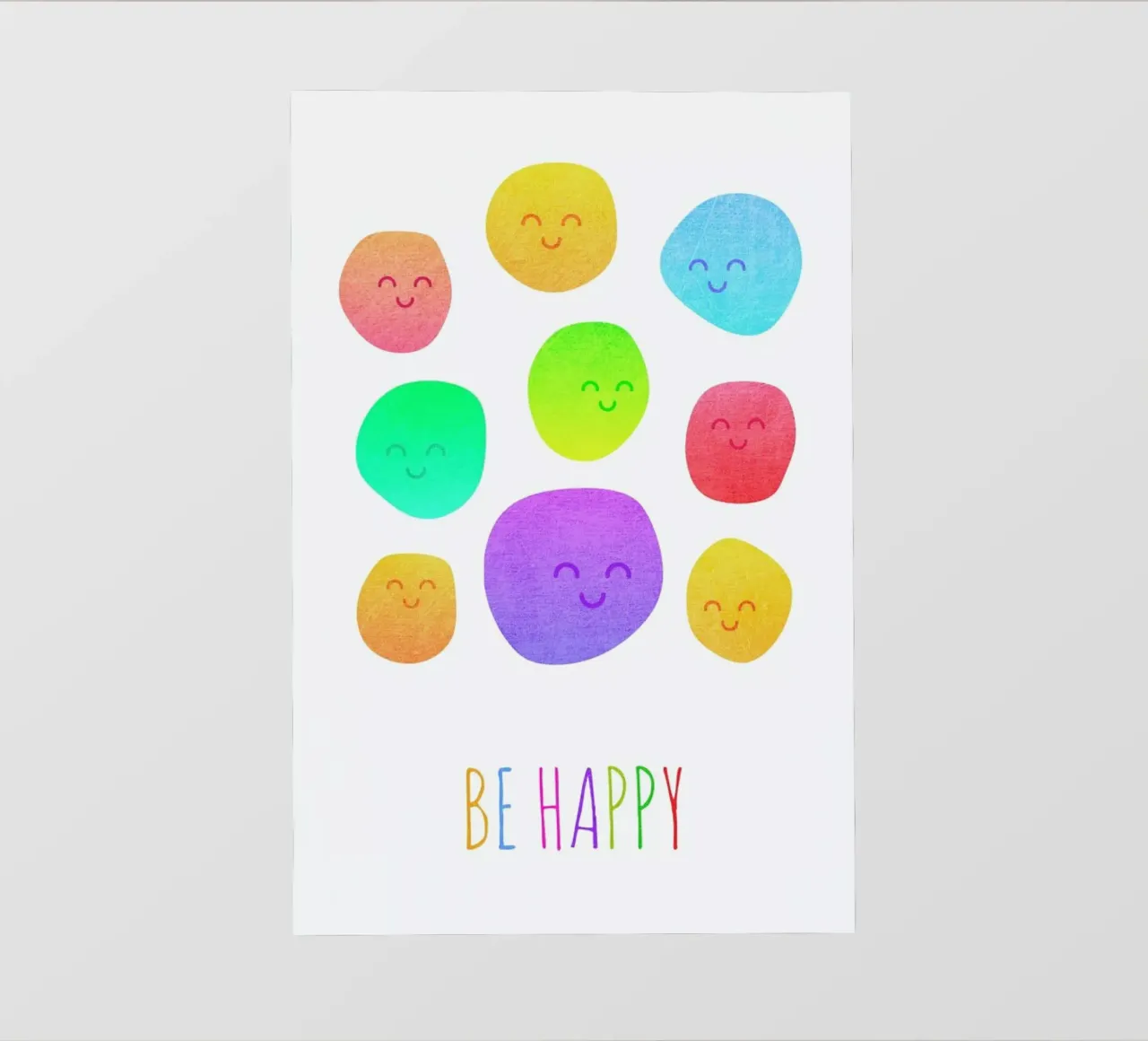 Be Happy pellicola backlit da Elisabeth Fredriksson