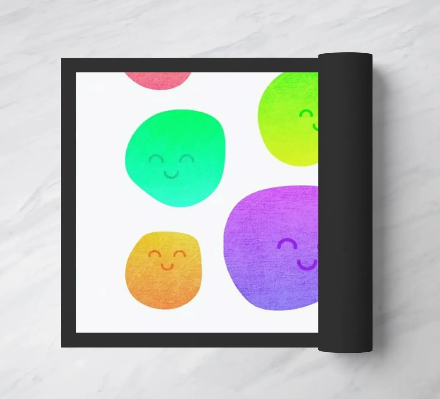 Be Happy doormat by Elisabeth Fredriksson