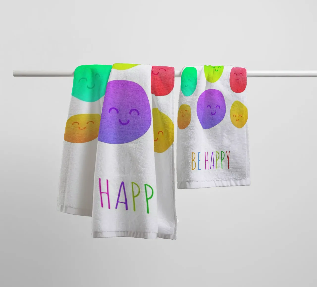 Be Happy asciugamano da bagno da Elisabeth Fredriksson