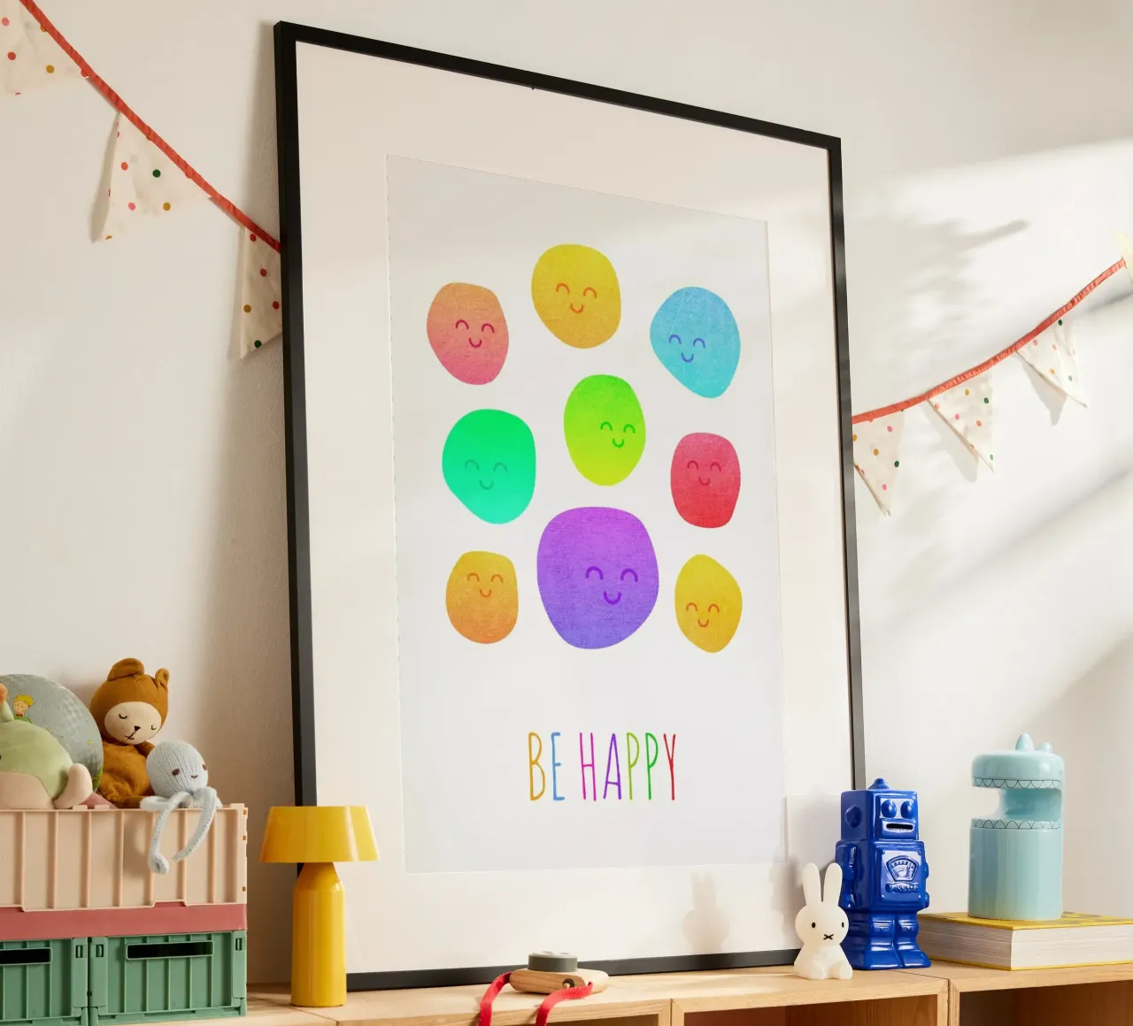 Be Happy carta hahnemühle da Elisabeth Fredriksson