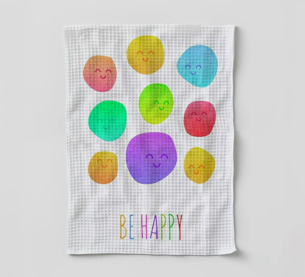 Be Happy canovaccio da cucina da Elisabeth Fredriksson