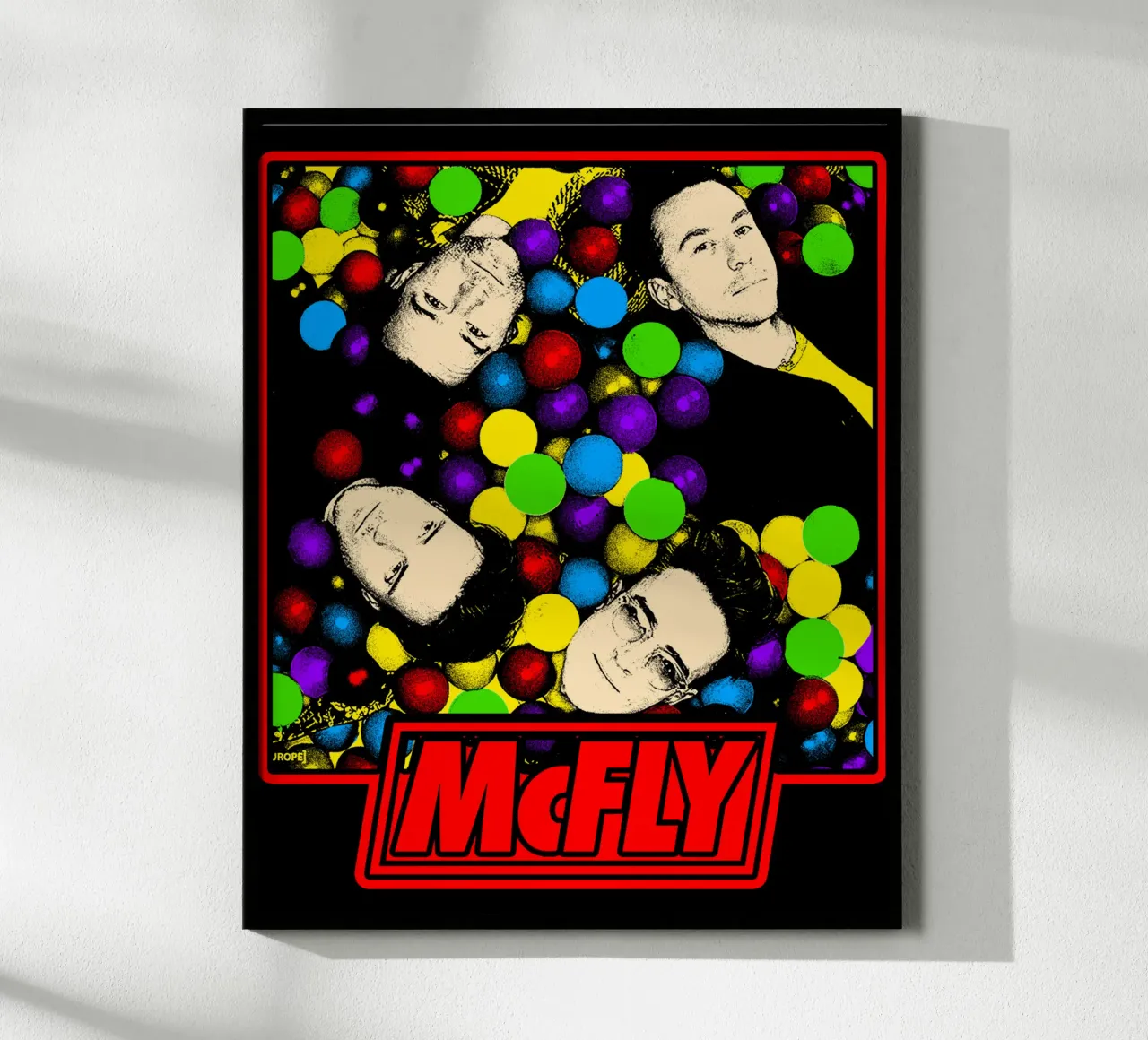 Maglietta classica Colorfull Rock Pop Band poster da igoshdesigns