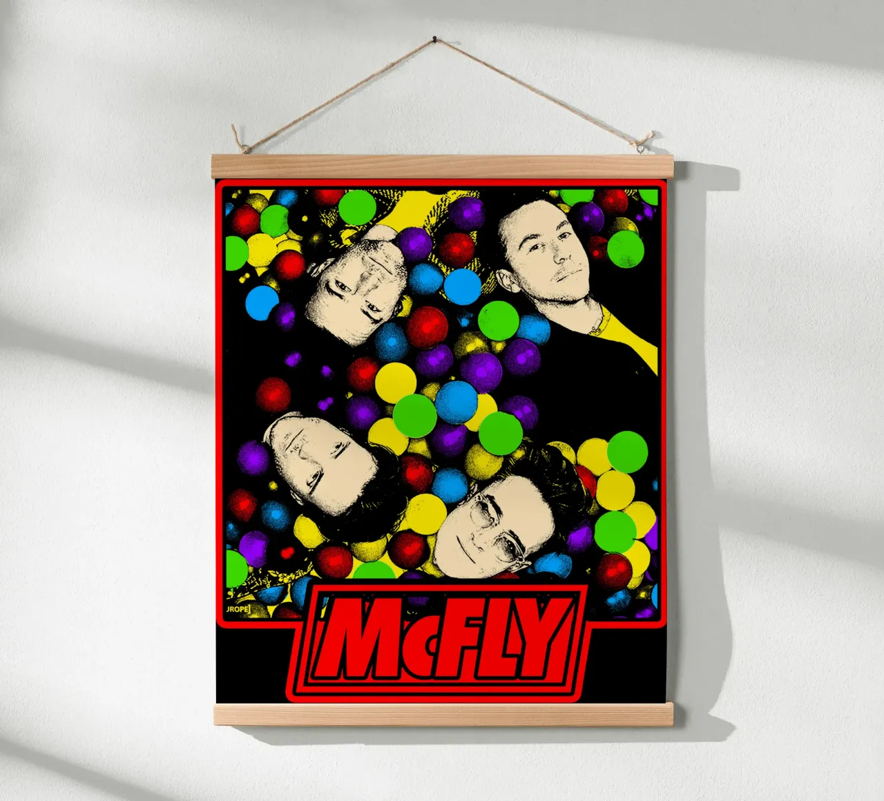 Maglietta classica Colorfull Rock Pop Band poster da igoshdesigns