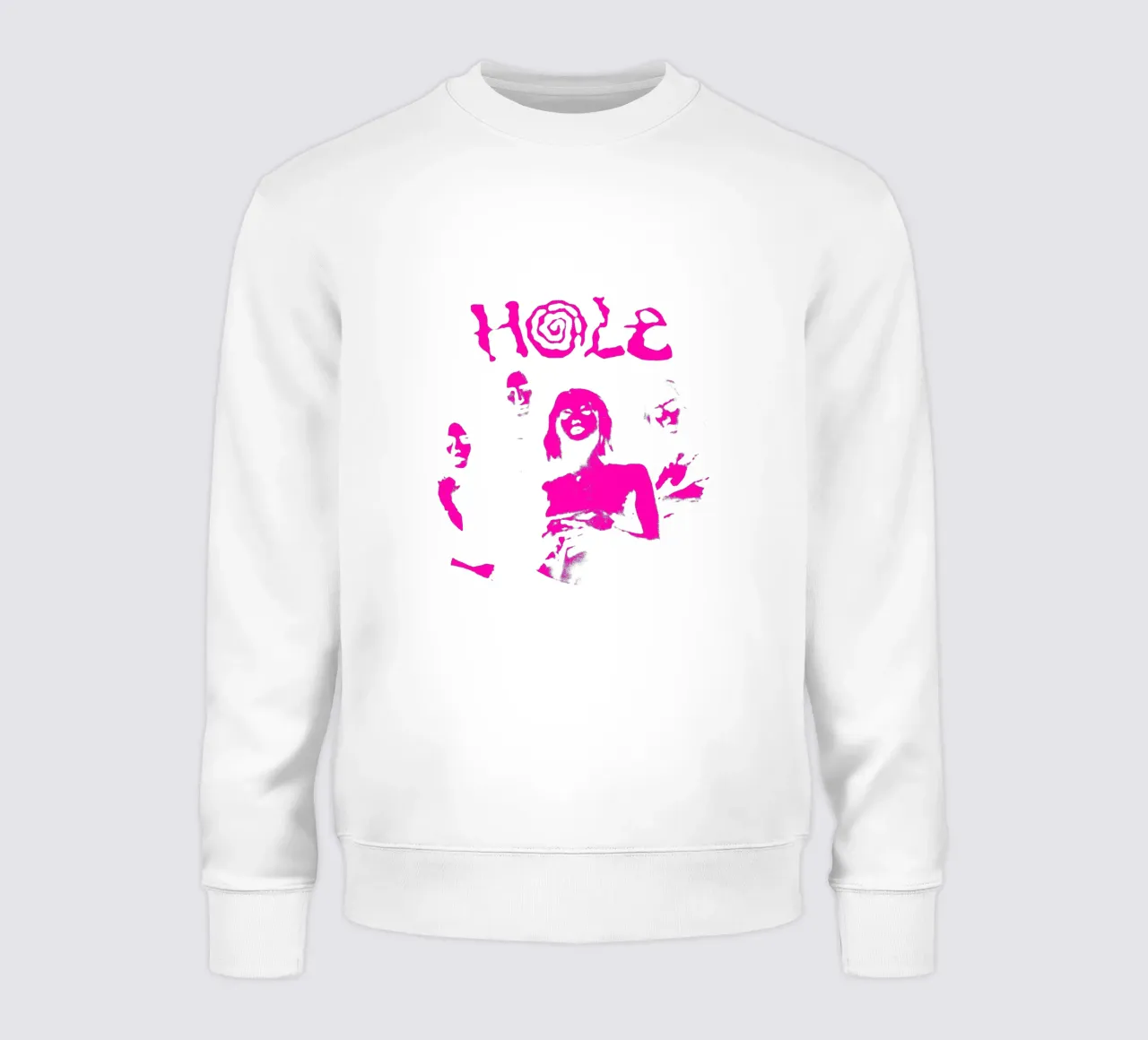 Banda rosa Sillhouette Foro felpa da https://www.juniqe.com/uk/shop/Henndraws