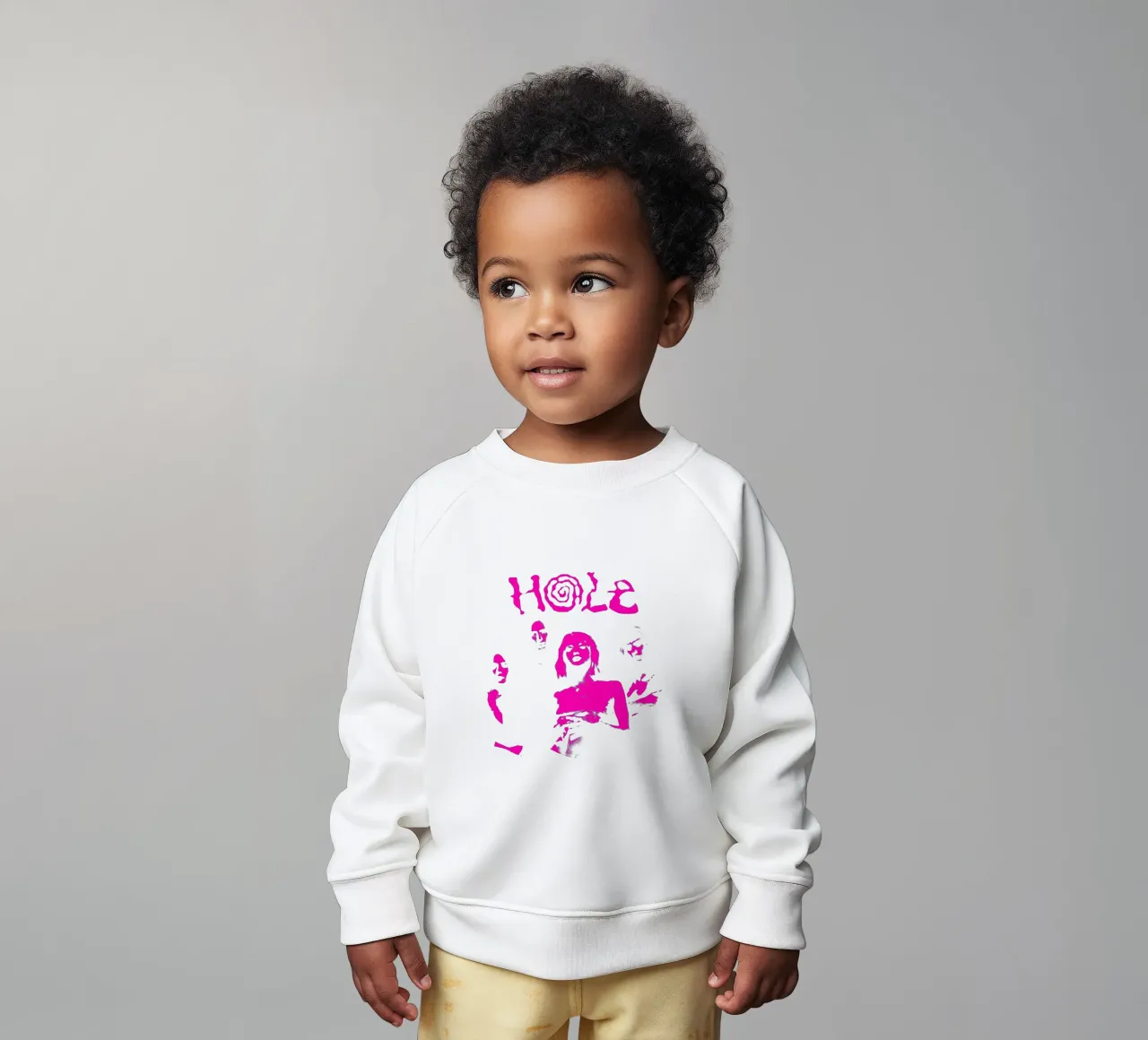 Banda rosa Sillhouette Foro felpa neonato da https://www.juniqe.com/uk/shop/Henndraws