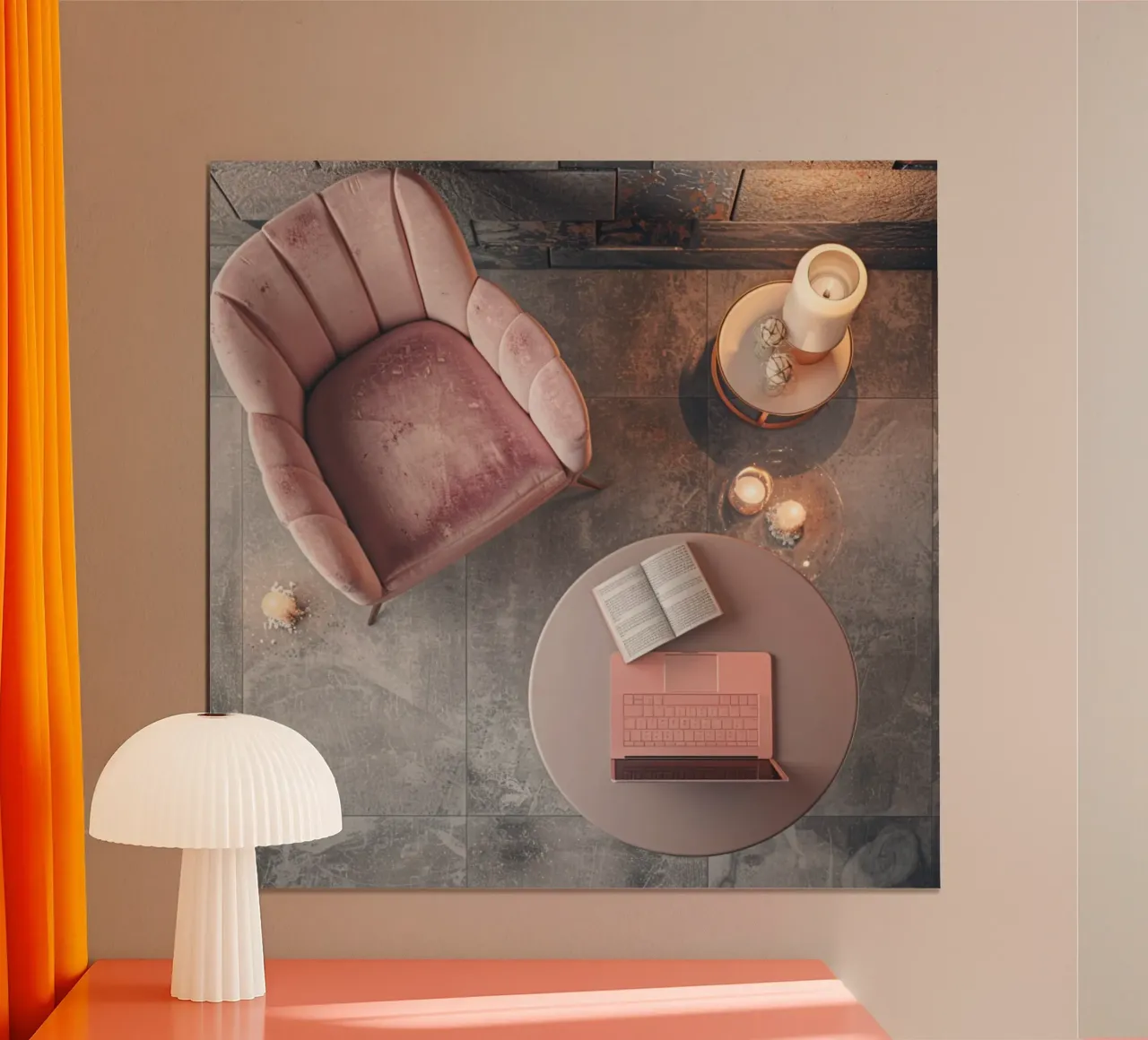 Fard e bolle di sapone poster da StillVibe Home