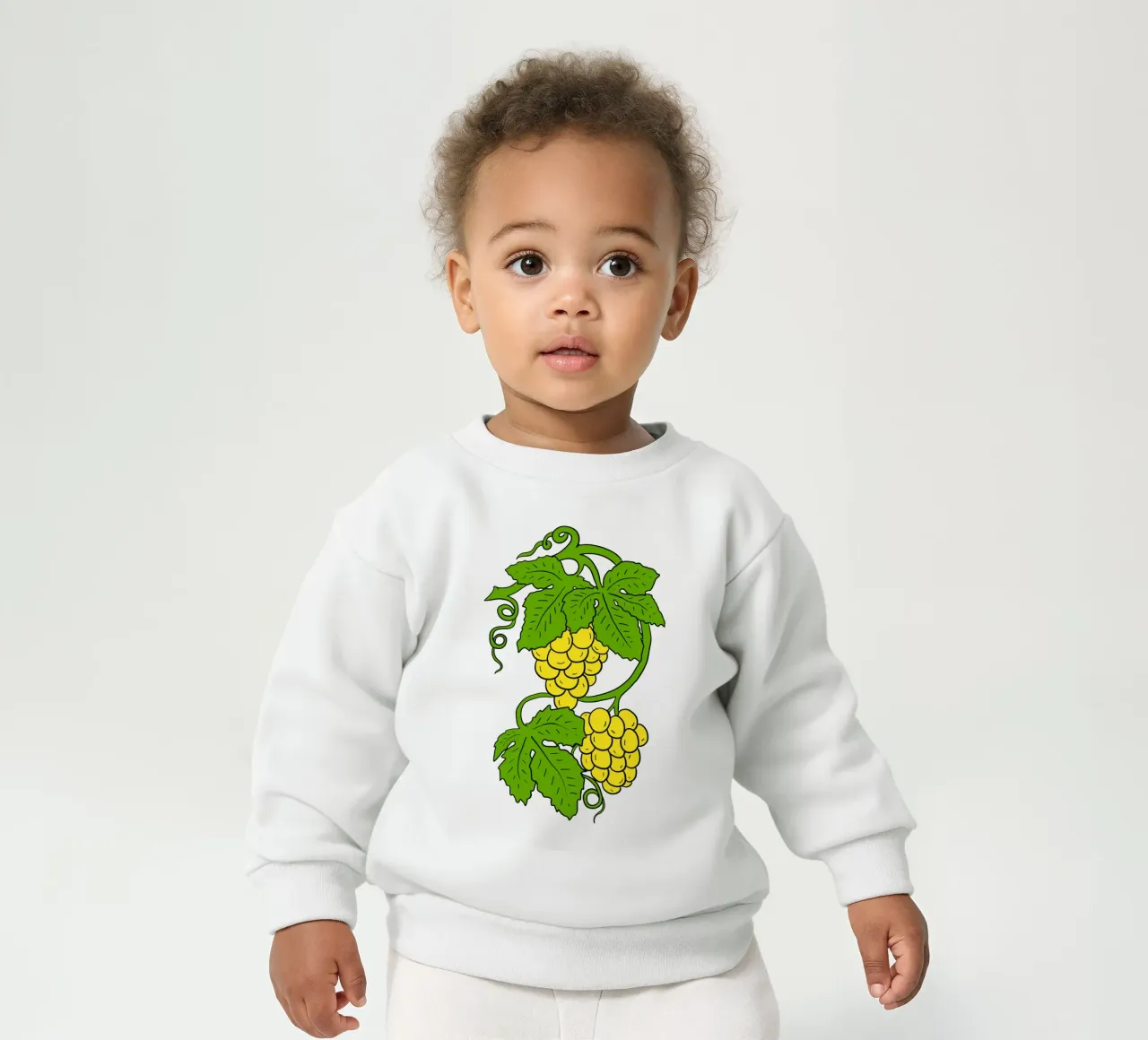 White grapes felpa neonato da TijanaArtStudio88