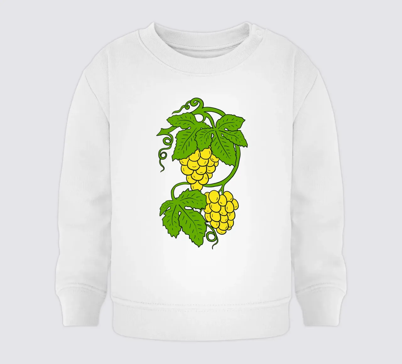 White grapes felpa neonato da TijanaArtStudio88