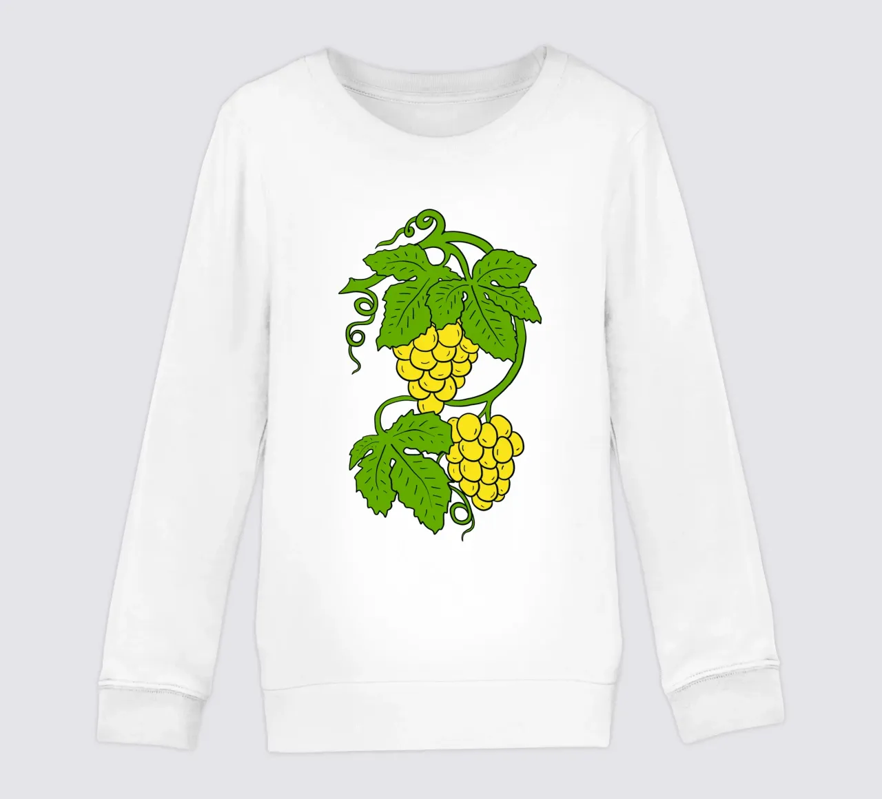 White grapes felpa bambino da TijanaArtStudio88