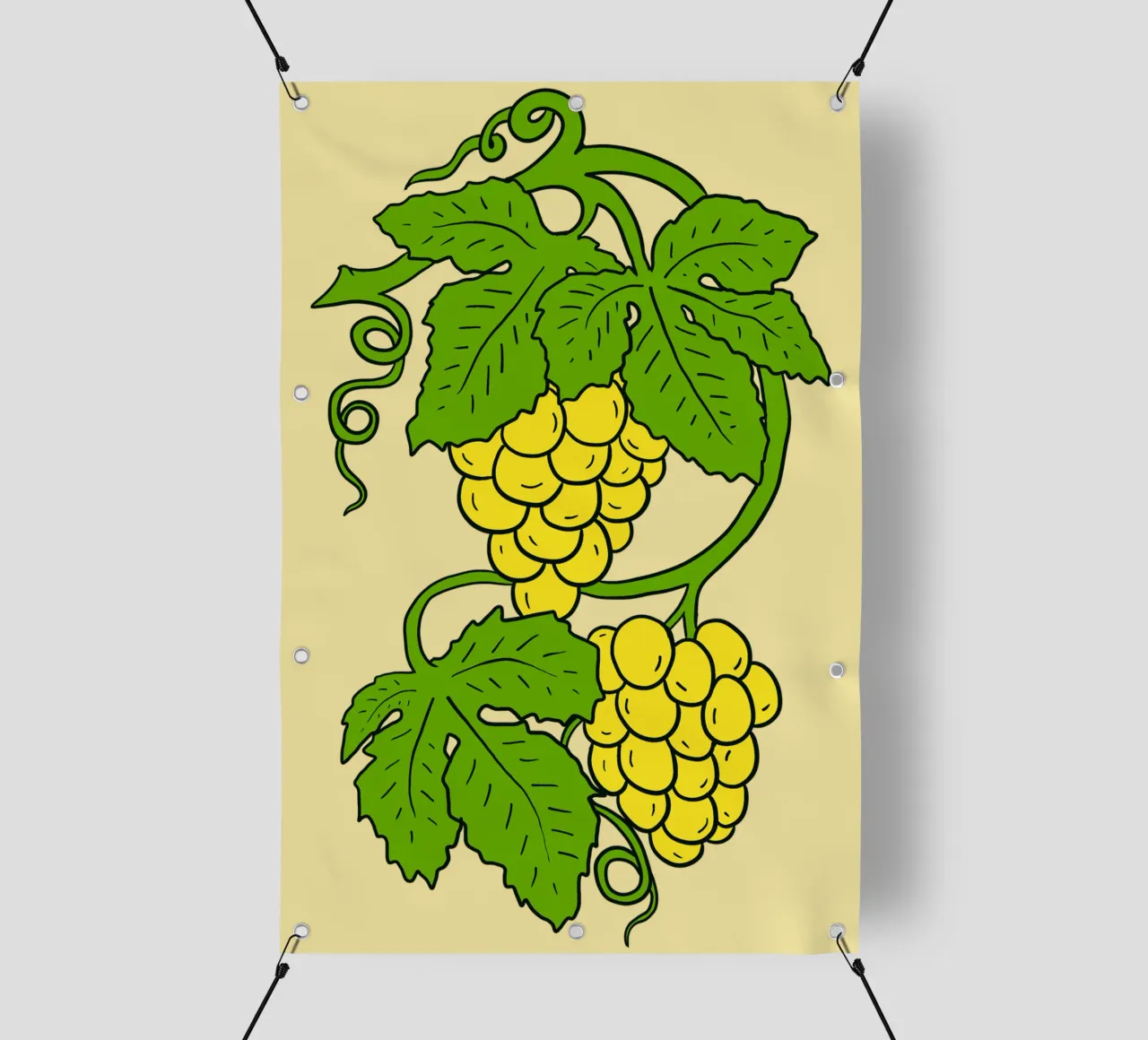 White grapes telo in pvc da TijanaArtStudio88