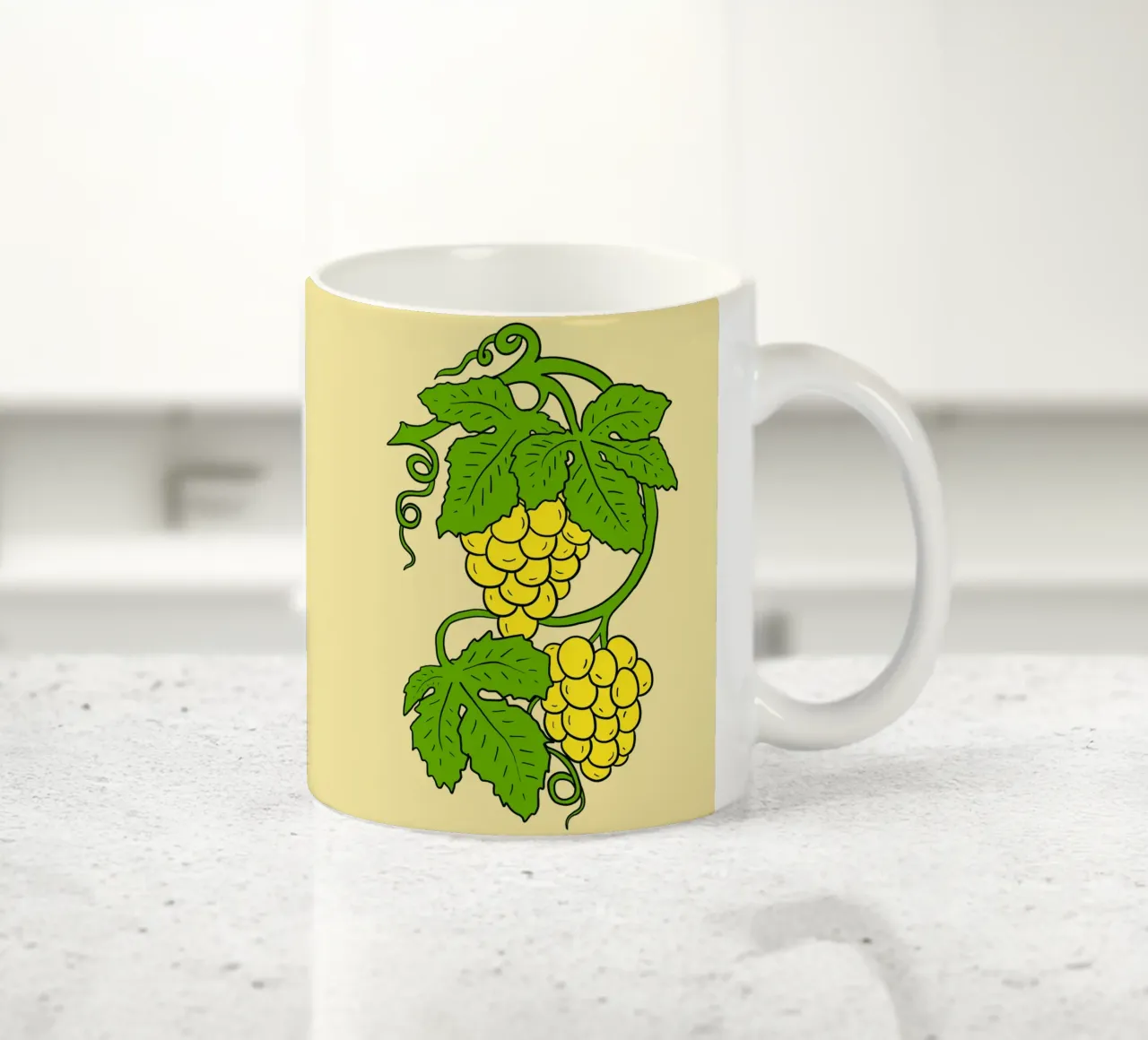 White grapes tazza in ceramica da TijanaArtStudio88