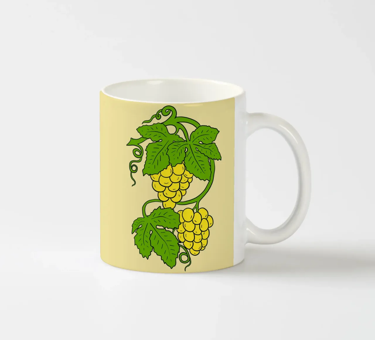 White grapes tazza in ceramica da TijanaArtStudio88