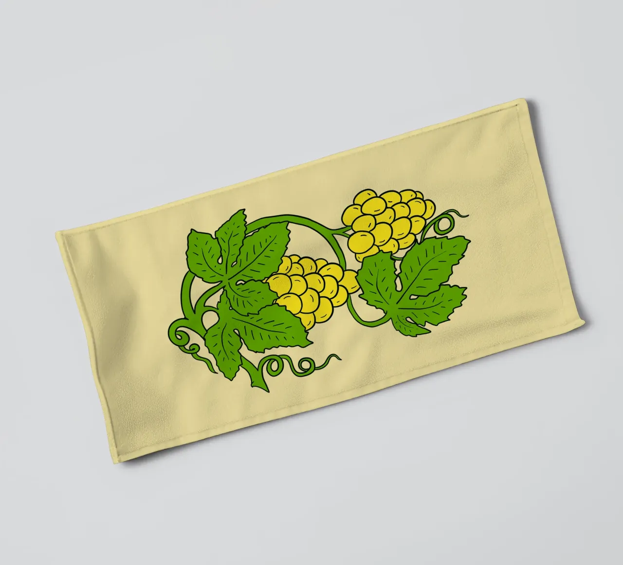 White grapes asciugamano da bagno da TijanaArtStudio88