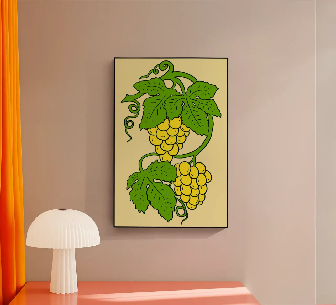 White grapes plexiglass da TijanaArtStudio88