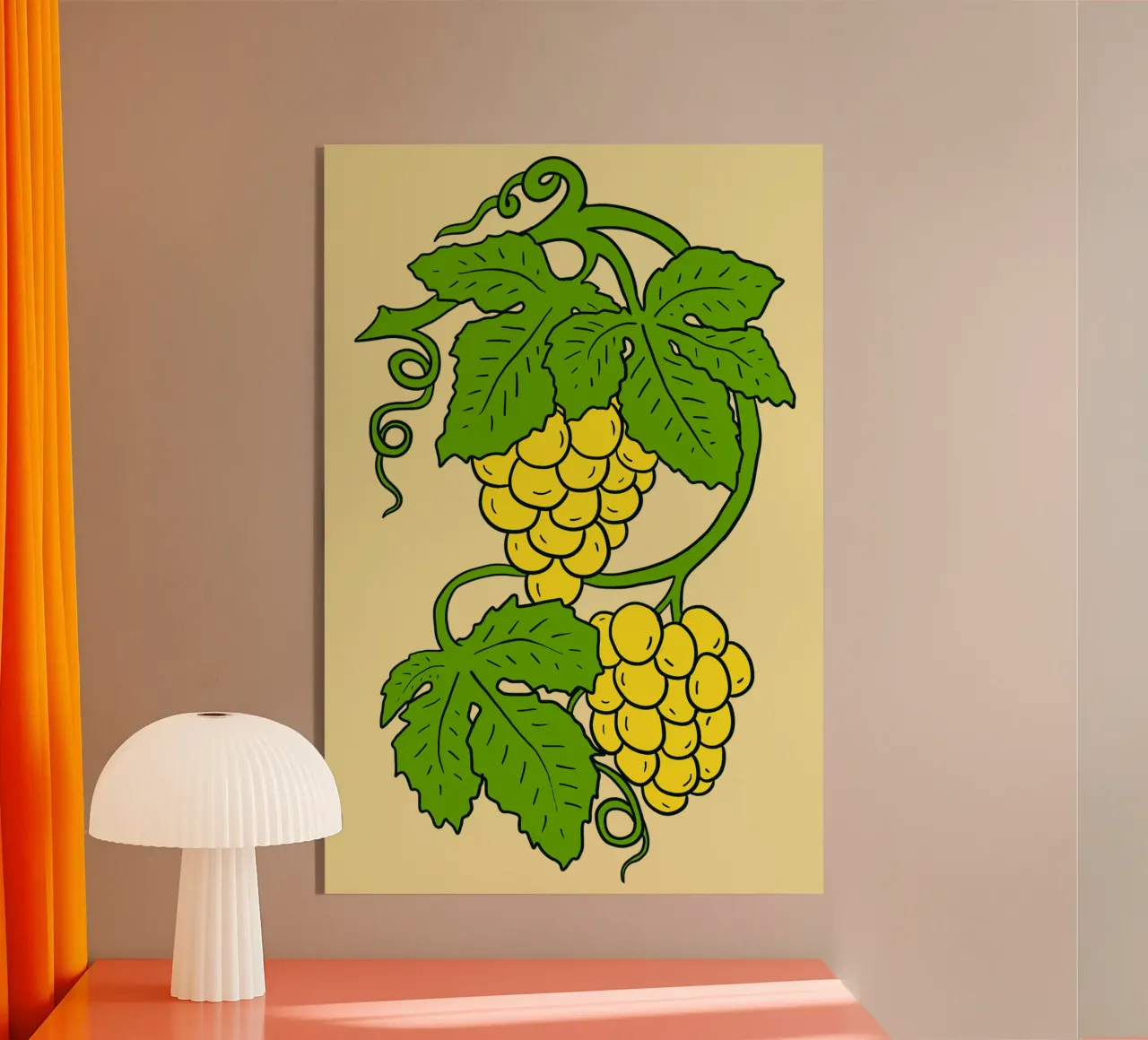 White grapes plexiglass da TijanaArtStudio88