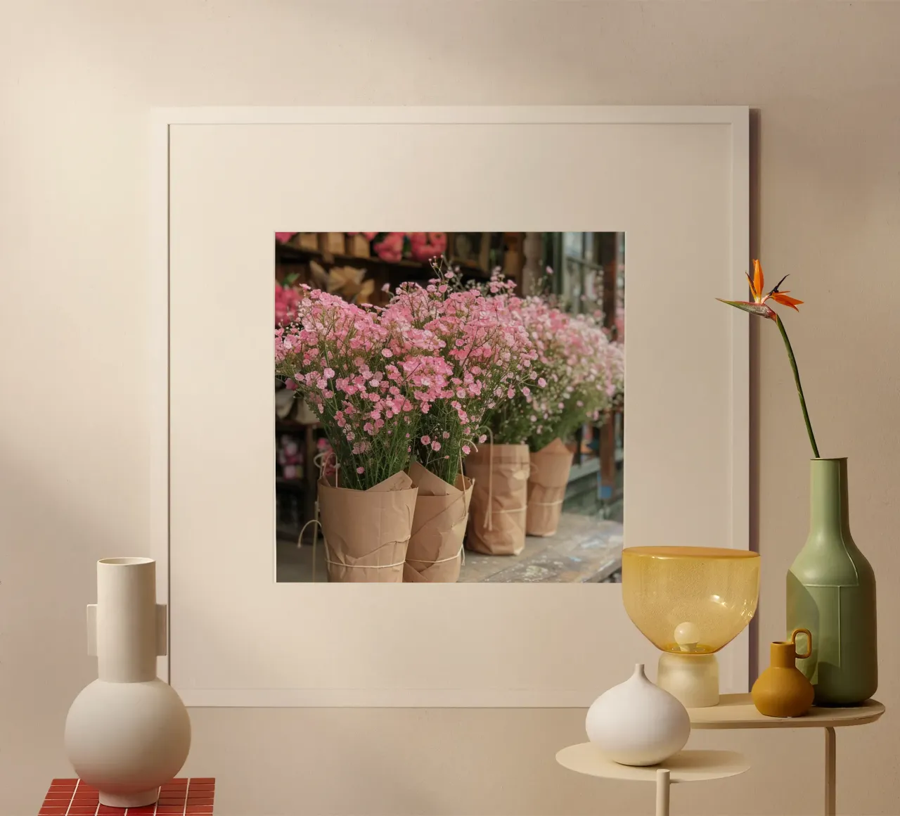 Fard e bolle di sapone poster da StillVibe Home