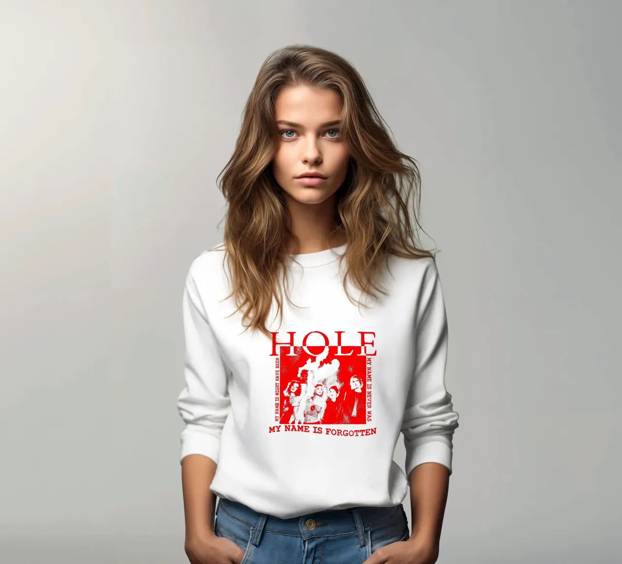 Banda rossa Sillhouette Foro felpa da https://www.juniqe.com/uk/shop/Henndraws