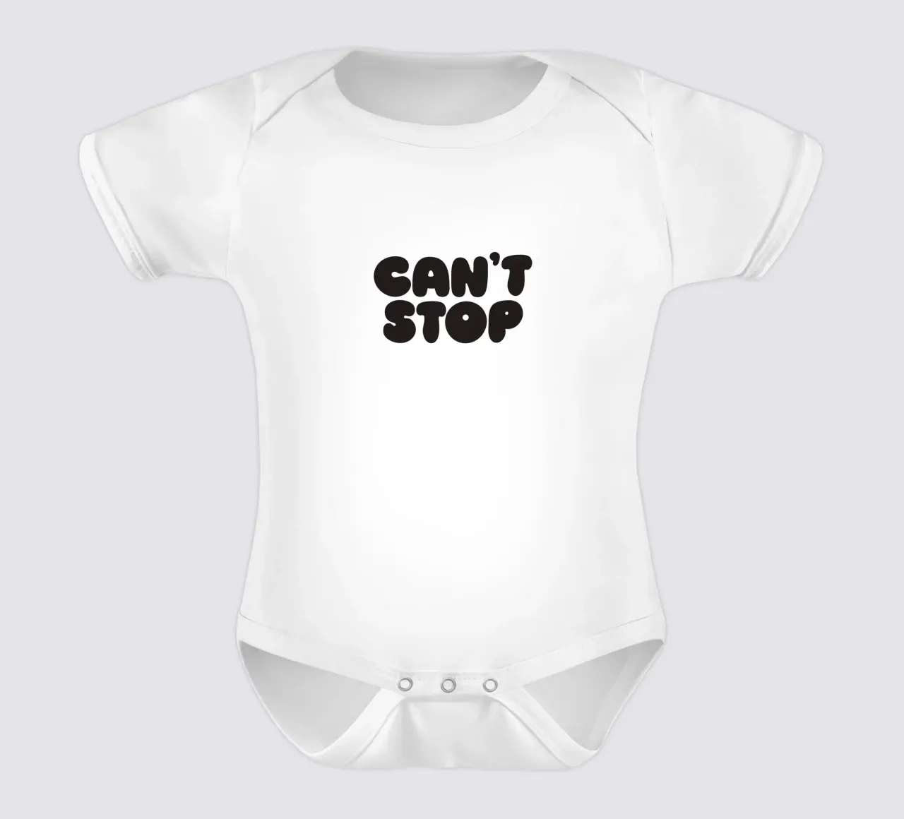Can't Stop body neonato maniche corte da Verplanungsagentur
