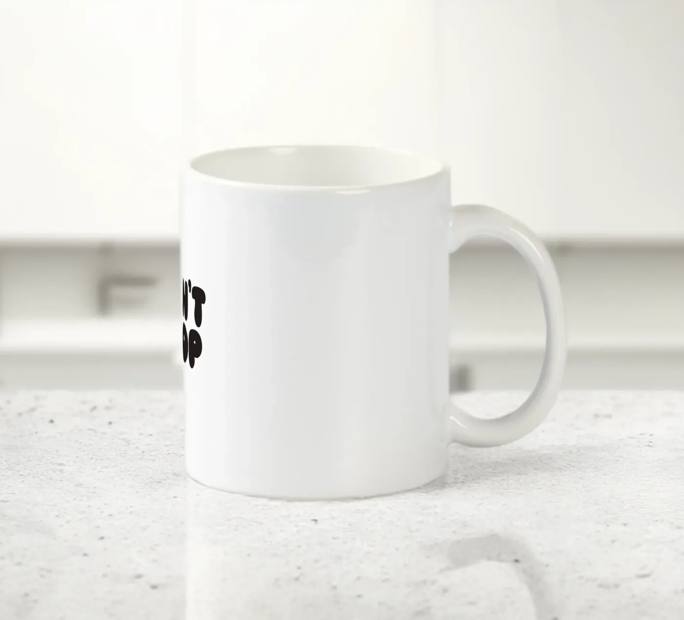 Can't Stop ceramic mug by Verplanungsagentur