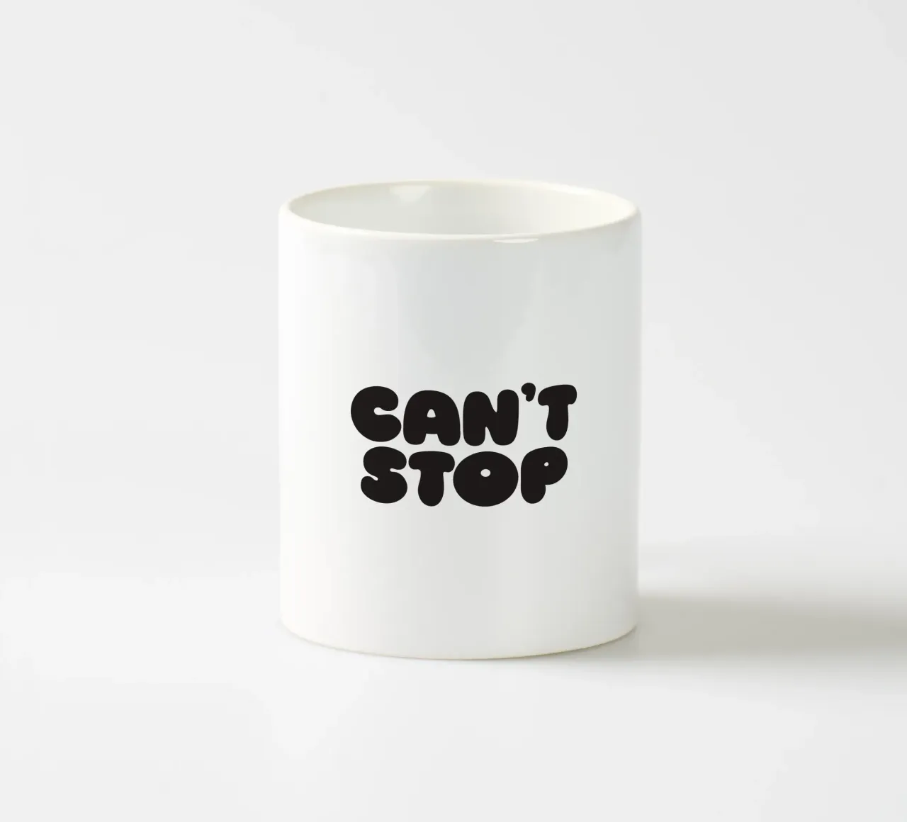 Can't Stop tazza in ceramica da Verplanungsagentur